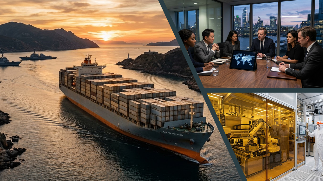 C1-C2 | Topic 1. Geopolitical Strategy & Global Trade Wars: Supply Chain Sovereignty, Weaponized Interdependence, and De-Risking.